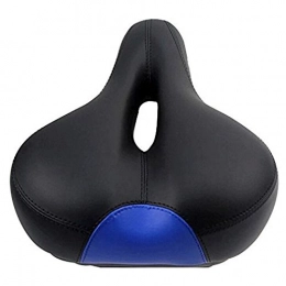 Sijueam Mountain Bike Seat Bike Seat Saddle with Clamp Soft Silicone Gel Hollow Out Cushion Pad Fit for MTB Mountain Road Bike Universal Design Seat Cover Big Thicken with Shock Absorbe Spring by Sijueam, Blue