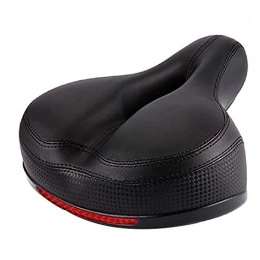 SSLL Spares Bike Seat Saddles Mountain MTB Bike Soft Seat Cushion Thickened Bicycle Comfortable Saddle With Reflective Sticker Cycling Parts