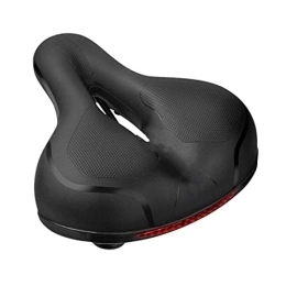 Bike Seat Wide Bicycle Seat Cushion for Men Women Comfort Memory Foam Waterproof Bicycle Saddle Replacement Universal for Mountain/road/exercise Bikes,Black