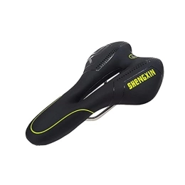 HBOY Mountain Bike Seat Bike Silicone Soft Bicycle Mtb Saddle Cushion Hollow Breathable Bicycle Hollow Saddle Cycling Road Mountain Seat Bicycle Accessories, Green