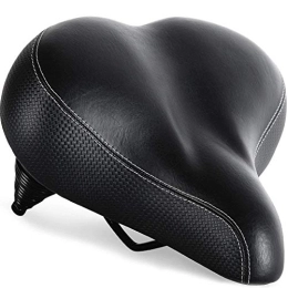 Bikeroo Mountain Bike Seat Bikeroo Extra Padded Bike Seat - Firm Comfortable Bike Seats for Men & Women - Compatible with Peloton, NordicTrack, Schwinn, Indoor Stationary Exercise Bikes - Wide Bicycle Seat Replacement Saddle