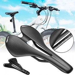 BIKIGHT Spares BIKIGHT Carbon Fiber Bike Bicycle Saddle Seat Hollow 3K Matte Ultralight Cycling Saddle For Road Bike MTB