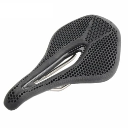 GSKD Spares Black Mountain Bike Saddle For Double Track Seatpost Bike Seat 3D Nylon Fibre Bicycle Saddle Comfortable Breathable Bicycle Seat
