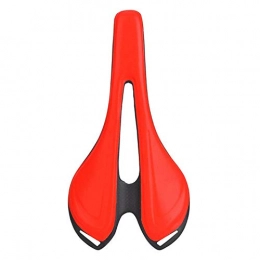 BOLORAMO Bike Seat, Most Comfortable Bicycle Seat For Men And Women Soft Hollow Cycling Saddle Cushion Pad Seat Waterproof For Outdoor Road Mountain Bike Bicycle(red)