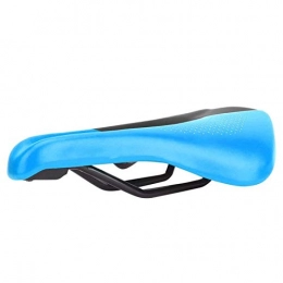 BOLORAMO Mountain Bike Seat BOLORAMO Cycling Replacement Accessory Bike Saddle Comfortable High Strength, Suitable for Mountain Bikes(Black blue)