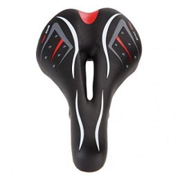 BTY-BICYLEN Spares BTY-BICYLEN Breathable Soft Bike Bicycle Saddle PVC Leather Comfortable Road Mtb Mountain Bike Seats Thick Pad Cycling Parts Hollow