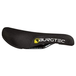 Burgtec Mountain Bike Seat Burgtec The Cloud Boost Mountain Bike Saddle - Black / Logo, Cro-Mo Rails / MTB Riding Cycling Cycle Part Bicycle Seat Comfort Chair Pad Part Component Off Road Enduro Downhill Freeride Dirt Jump Trail