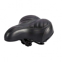 BXUBGFQ Spares BXU-BG Bicycle Saddle Soft Bicycle Saddle Comfortable Bike Seat Suitable for Women Men Road Bike for Women Men Mountain Road Exercise Bike (Color : Black, Size : One size)