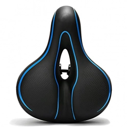 BYRDZD Spares BYRDZD Bicycle Seat Cushion, Mountain Bike Saddle Riding Seat Cushion, Seat Bike Seat, Thickened High Elastic Sponge, Hollow, Breathable, Comfortable and Soft. (Color : Blue, Size : B)