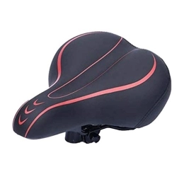C/CON Spares C / CON CCON Shockproof Bike Cushion Pad Comfortable Bicycle Seat Saddle For Road Bike Mountain Bike, black red
