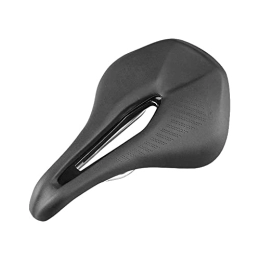 CAEEKER Spares CAEEKER Mountain Bike Cushion Hollow Leather MTB Road Bicycle Saddle Seat Chrome Molybdenum Steel Nylon With Fiber Bottom Bike Parts (Color : GUB-1180 144x250mm)