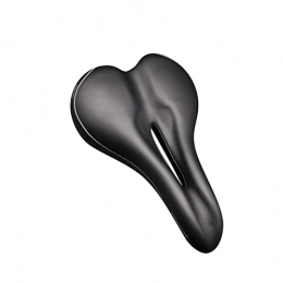 CANJIE Mountain Bike Seat canjiao shop Bicycle Seat Saddle Compatible With MTB Road Bike Silicone Mountain Bike Racing Saddles PU Leather Breathable Soft Comfortable Cushion (Color : Black)