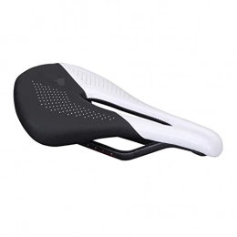 CANJIE Mountain Bike Seat canjiao shop Bike Saddle Carbon Seat Mat Saddle Bicycle Carreter Compatible With Selim Carbon Sella Bike Mountain Bike Seat (Color : Black and white)