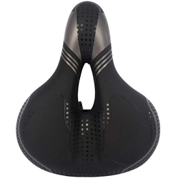 CaoQuanBaiHuoDian Spares CaoQuanBaiHuoDian Comfortable Bicycle Seat Simple Bicycle Saddle Thickened Mountain Bike Saddle Riding Accessories Feel Good (Color : Black, Size : 25X12x21cm)