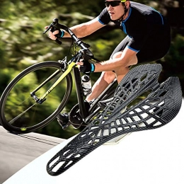 CHDHALTD Bike Saddle,Spider Breathable Bicycle Mat,Mountain Hollow Seat Cushion,Carbon Fiber Seat Mat for Road MTB Cycling Equipment