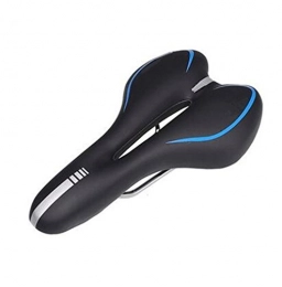 CHE^ZUO Mountain Bike Seat CHE^ZUO BICYCLE SADDLE 0 Oppression Hollow Bicycle Cushion Road Mountain Bike Saddle Bicycle Parts Thick Widen Silicone Car Seat, Black / Blue, 280 * 130Mm