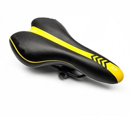 CHE^ZUO Mountain Bike Seat CHE^ZUO BICYCLE SADDLE Bicycle Cushion Mountain Bike Saddle Comfort Bicycle Ride, Thick, Black and Yellow, 275 * 155Mm Accessories