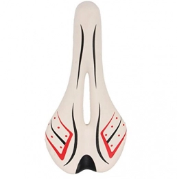 CHE^ZUO Spares CHE^ZUO BICYCLE SADDLE Cross-Country Mountain Bike Road Shift Saddle, White, 280 * 140Mm