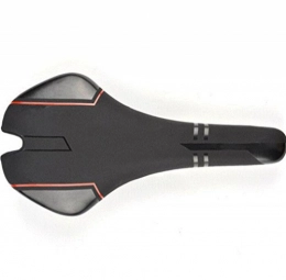 CHE^ZUO Mountain Bike Seat CHE^ZUO BICYCLE SADDLE Cycling Seat Cushion Sleek Frosted Racing Sit, Black and Red, 280 * 140 * 55Mm Package