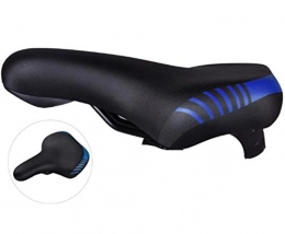 CHE^ZUO Mountain Bike Seat CHE^ZUO BICYCLE SADDLE Universal Bicycle Cushion Comfort Widen Ass Seat Cushion Cycling Saddle, Black and Blue, 260 * 200Mm