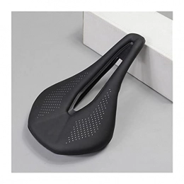 CHENGHAN Mountain Bike Seat CHENGHAN Bicycle Seat Saddle MTB Road Bike Saddles Mountain Bike Racing Saddle PU Breathable Soft Seat Cushion (Color : Black)