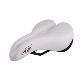 Chenjinxiangou01 Spares Chenjinxiangou01 Bicycle Seat Cushion, Mountain Bike Big Saddle, Electric Car Comfortable And Breathable Hollow Seat Cushion, Suitable For Long-distance Use, 4 Colors Available (Color : White)