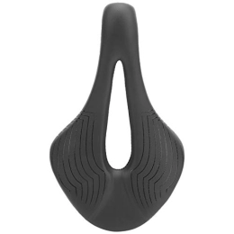 CHRISJ Mountain Bike Seat CHRISJ Mountain Bike Seat, Leather Hollow Bicycle Saddle, 9.6x5.7x2.6in Bicycle Seat Cushion, Ultra Light Bike Seat, Bike Saddle for Outdoor Road Bike Mountain Bicycle