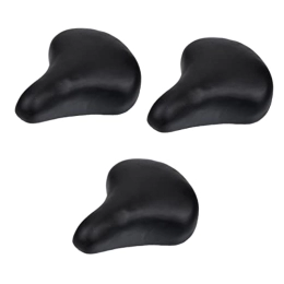 Clispeed Mountain Bike Seat CLISPEED 3pcs Foam Women Memory Bike Comfortable Bicycles Wide Comfort Men Sponge Mountain Bmx Supple Cushion for Seat Pad Absorbing Supply Mtb Road Saddle Cycling Soft Replacement