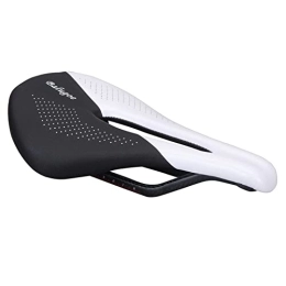 CLKPEN Spares CLKPEN Bicycle Saddle Cycling carbon fibre Saddle Bike Seat for MTB Road Mountain Bike Accessories, black white