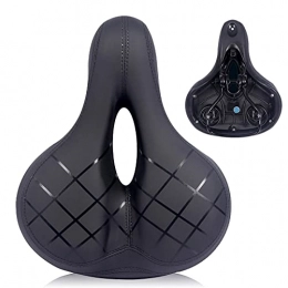 CMOISO Spares CMOISO Bike Seat, Bike Saddle, Ergonomic Hollow and Wide Breathable Waterproof Gel Bicycle Seat for Mountain Bikes, Folding Bikes, Road Bikes, Spinning Bikes, Exercise Bikes
