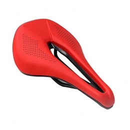 Colcolo Mountain Bike Seat Colcolo Comfortable Bike Seat Cover Non-Slip Mountain Bicycle Pad Water Dust Resistant Cover Universal MTB Road Bikes Soft Saddle Cushion Shock Absorb Cycle - Red