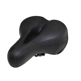 Wealthgirl Spares Comfortable Bike Seat Bicycle Saddle Thickening of The Memory Foam Waterproof Replacement Leather Bike Saddle on Your Mountain Bike for Women and Men with Big Bottoms