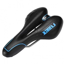 SIRUL Spares Comfortable Bike Seat, Gel Waterproof Bicycle Saddle, Soft Breathable Central Relief Zone and Ergonomics Design Fit for Road Bike, for Road Bike, Mountain Bike and Folding Bike, Blue