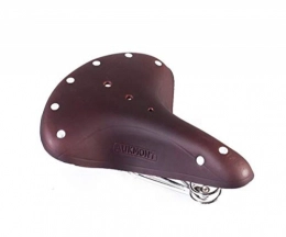 COOLOH Spares cooloh Vintage Classic Comfort Leather Touring Low Rider Bicycle Bike Cycling Saddle Seat Coffee