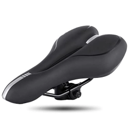 COUYY Mountain Bike Seat COUYY Bicycle saddle Shock-absorbing steel rail hollow breathable gel cushion road silicone mountain bike bicycle riding seat cushion