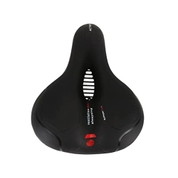 COUYY Mountain Bike Seat COUYY Breathable Bike Saddle Big Butt Cushion Leather Surface Seat Mountain Bicycle Shock Absorbing Hollow Cushion Bicycle Accessories