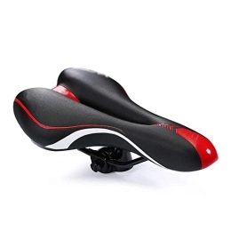 COUYY Mountain Bike Seat COUYY Mountain bike seat cushion road bike saddle hollow breathable soft seat cushion bicycle parts accessories, Red
