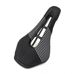 COUYY Spares COUYY Road bike saddle bicycle seat mountain bike saddle mountain saddle bicycle seat artificial leather cushion shock absorption, Black white