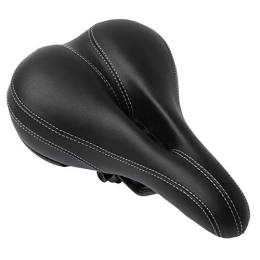 COZYROOMY Mountain Bike Seat COZYROOMY Comfortable Men Women Bike Seat, Bicycle Saddle is Filled with high-Density Memory Foam The Surface is Made of wear-Resistant Leather for Road Bike, Mountain Bike, etc.1 Year Warranty
