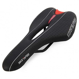 Cxraiy-HO Spares Cxraiy-HO Bicycle seat Bike Seat Gel Bicycle Saddle Universal Fit for Exercise And Outdoor Bikes - Wide Soft Padded Bike Saddle For Women and Men Bicycle saddle (Color : Black)