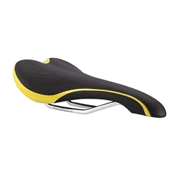 Bktmen Spares Cycling MTB BIke Bicycle Saddle Breathable Soft Seat Comfortable And Anti-Shock Bike Accessories Road Mountain Bike Races Seat Bicycle seat (Color : Black and Yellow)