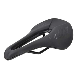 MGUOTP Spares Cycling Saddle Cushion Pad Seat wear-resistant robust PU Black Road Mountain Bike Bicycle Soft Hollow for School Sports for trail riding