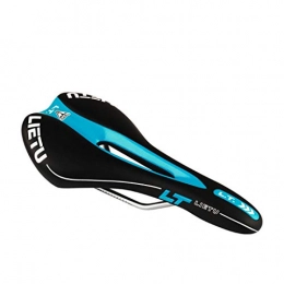 O-Mirechros Mountain Bike Seat Cycling Silicone Skid-Proof Saddle Seat Silica Gel Cushion Seat Leather Front Seat Mat BLUE
