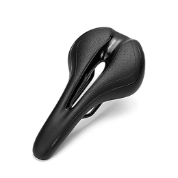 CYGG Spares CYGG Bicycle Saddle hollow, breathable Comfortable Mountain Bike Saddle Silicone Bicycle Replacement Seat Black