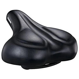 DAWAY Mountain Bike Seat DAWAY Comfortable Oversized Bike Seat - Compatible with Peloton, Exercise, Mountain or Road Bicycles, C50i Extra Wide Bike Saddle Replacement with Memory Foam Cushion for Men Women Comfort