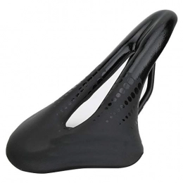 Demeras Mountain Bike Seat Demeras exquisite workmanship Shock Reduction Cushion Pad Seat Equipment robust Outdoor Road Mountain Bike Bicycle Soft Hollow Cycling Saddle for trail riding(black)