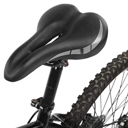 Demeras Mountain Bike Seat Demeras wear-resistant robust Mountain Bike Cycling Seat Cushion Accessories durable Bicycle Saddle Folding Breathable for Home Entertainment for School Sports(black)