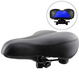 Denret3rgu Spares Denret3rgu Bike Seat Pad Extra Soft Breathable Outdoor Bicycle Cycling Gel Saddle Cushion - Black Blue