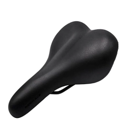 DEPILA Spares DEPILA Bicycle Bike Seat Bike Saddle Soft Shock Absorption Mountain MTB Comfort Bicycle Seat PU Leather Sponge Shockproof Soft Solid Road Cycling Cushion Seat (Color : Schwarz)