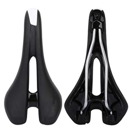 Dilwe Spares Dilwe Saddle, 2 Colors, Mountain Road Bike Comfortable Shockproof Saddle Replacement Accessory (Black)